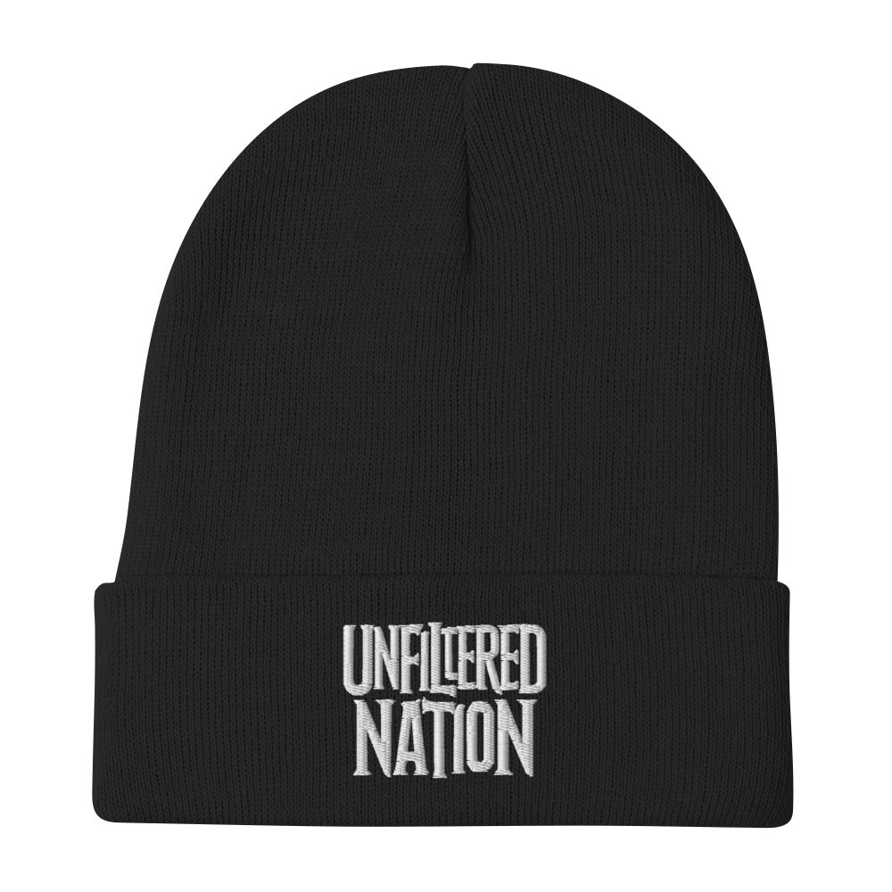 Unfiltered Nation Embroidered Beanie