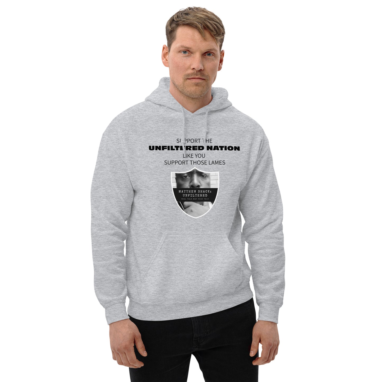 Unisex Hoodie - Unfiltered Nation - Team